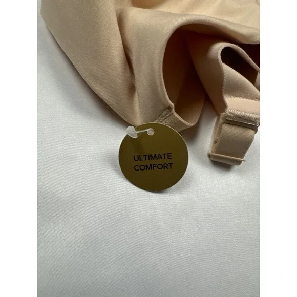 $76 NWT Wacoal Sleek Standard Ultimate Comfort Smoothing Bra Nude Size 32G New - Picture 12 of 13